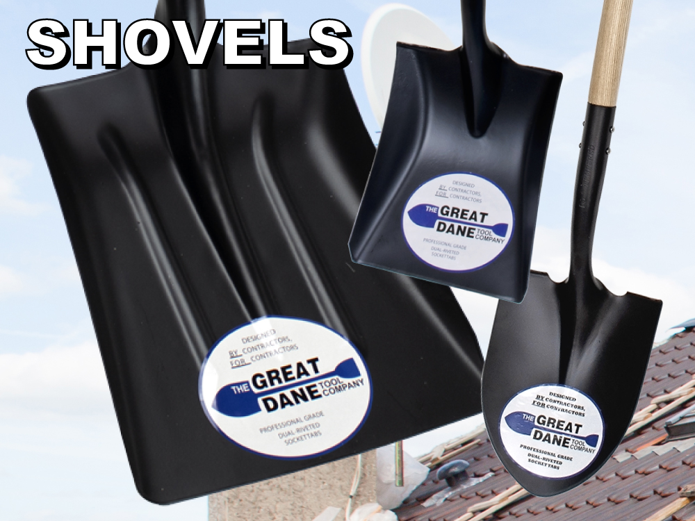 Shovels - Coal Shovels, Round & Square Point Shovels