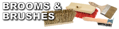 Brooms, Brushes & Sweeps