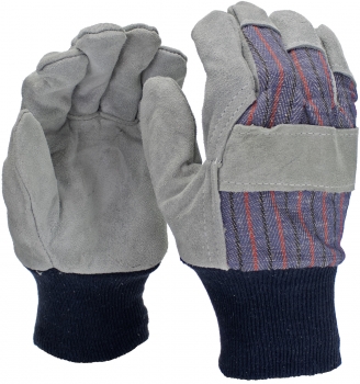 Shoulder Split Leather Palm Gloves - Size Large