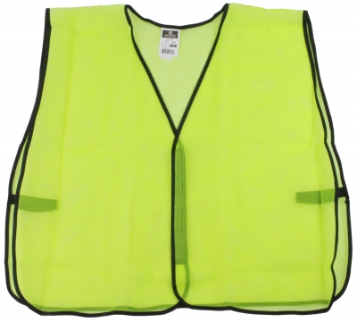 Polyester Mesh Safety Vest - Lime