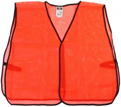 Polyester Mesh Safety Vest - Orange