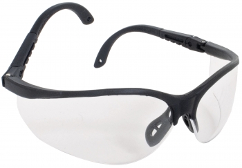 Wrap-Around Polycarbonate Safety Glasses - Clear Lens