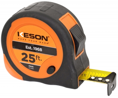 25' Manual Locking Tape Measure